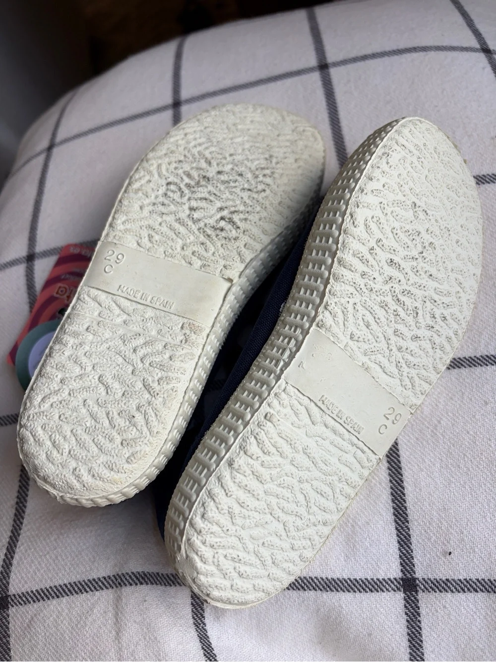 Cienta Navy Canvas Mary Jane Kids Shoes